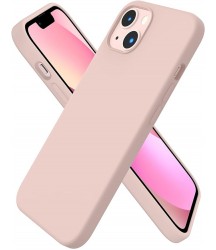 Phone Case Design Australia Compatible with iPhone 13 Case 6.1, Slim Liquid Silicone 3 Layers Full Covered Soft Gel Rubber Case Cover 6.1 inch-Sand Chalk Pink Sand Chalk Pink