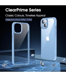 Phone Case Design Australia Crystal Clear Designed for iPhone 15 Plus/ 14 Plus Case, [Not Yellowing] [Military Grade Drop Protection] Shockproof Protective Phone Case 6.7 inch 2023 (Light Blue) Light Blue